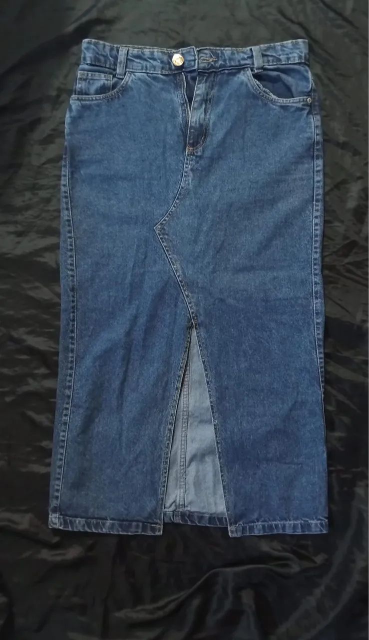 Saia jeans 