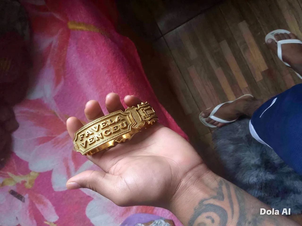 Bracelete moeda antiga 