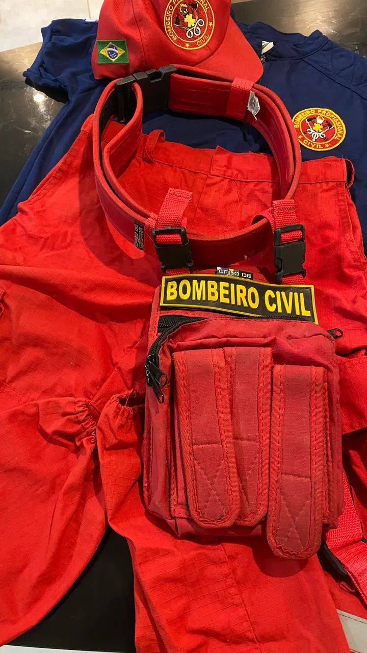 Fardamento completo de bombeiro civil  - Foto 5