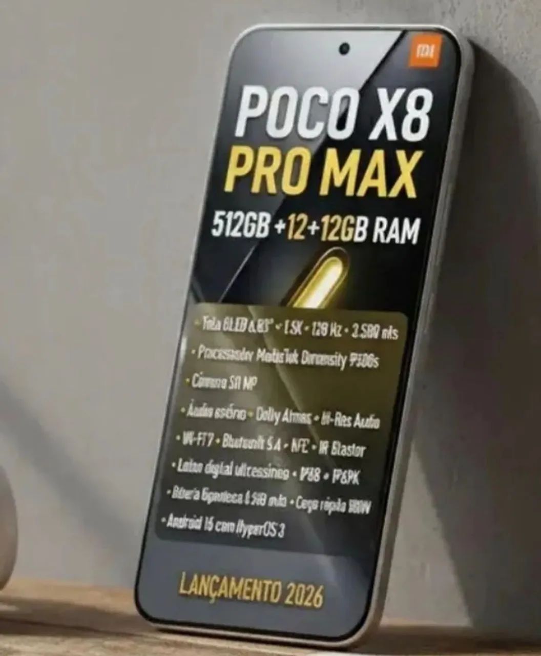 POCO X8 Pro Max 5G 12GB/512GB ? PRATICAMENTE NOVO - Foto 2