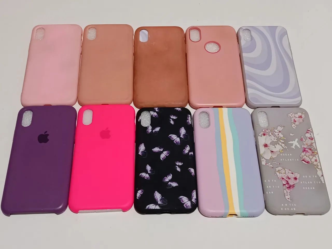 Capinhas Case Protetora Para iPhone X Normal Silicone  - Foto 4