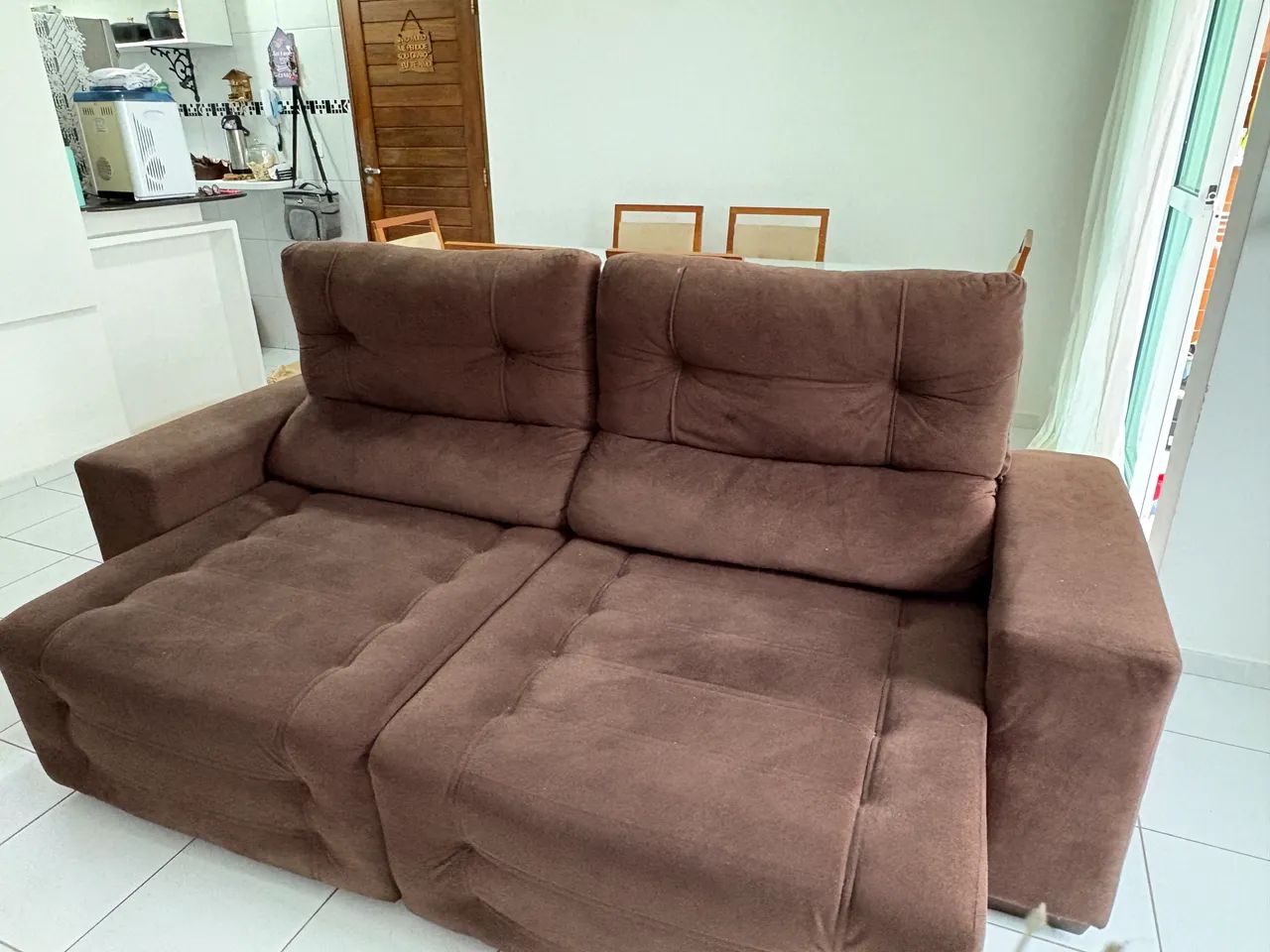 Sofá retrátil e reclinável 2 lugares - Sofisticação e Conforto  - Foto 4