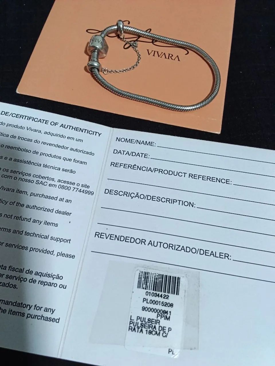 Pulseira Vivara 18 cm - Foto 2