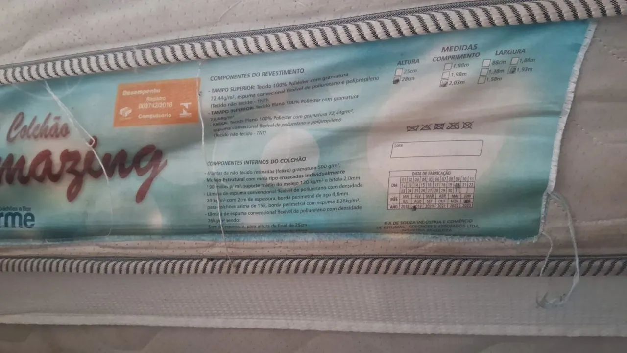 Cama Queen Size com bases - Foto 2