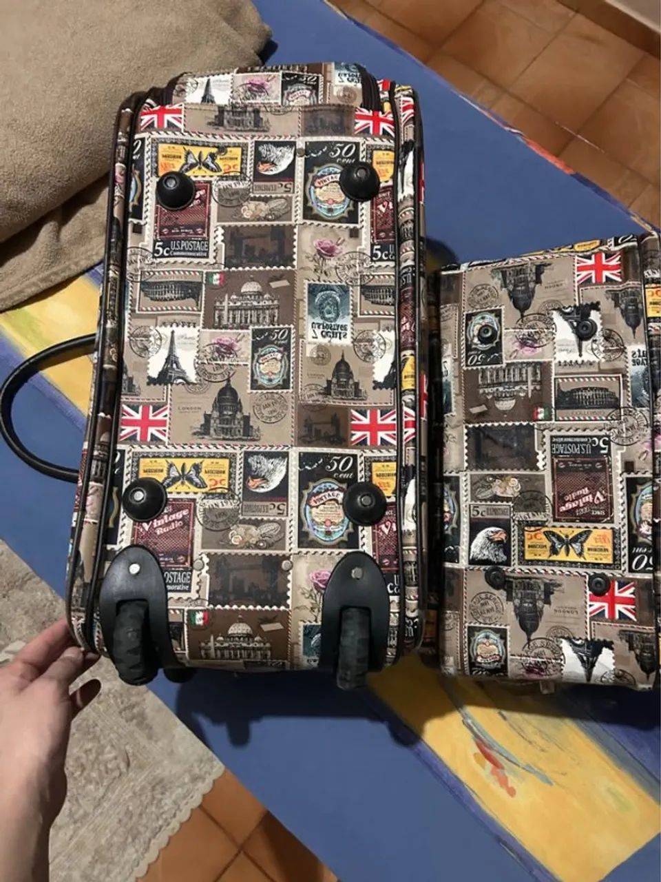 Conjunto de malas (Grande com rodinha, de mão e necessaire) - Foto 4