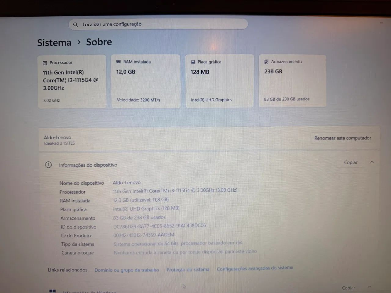 Notebook Lenovo - Foto 3