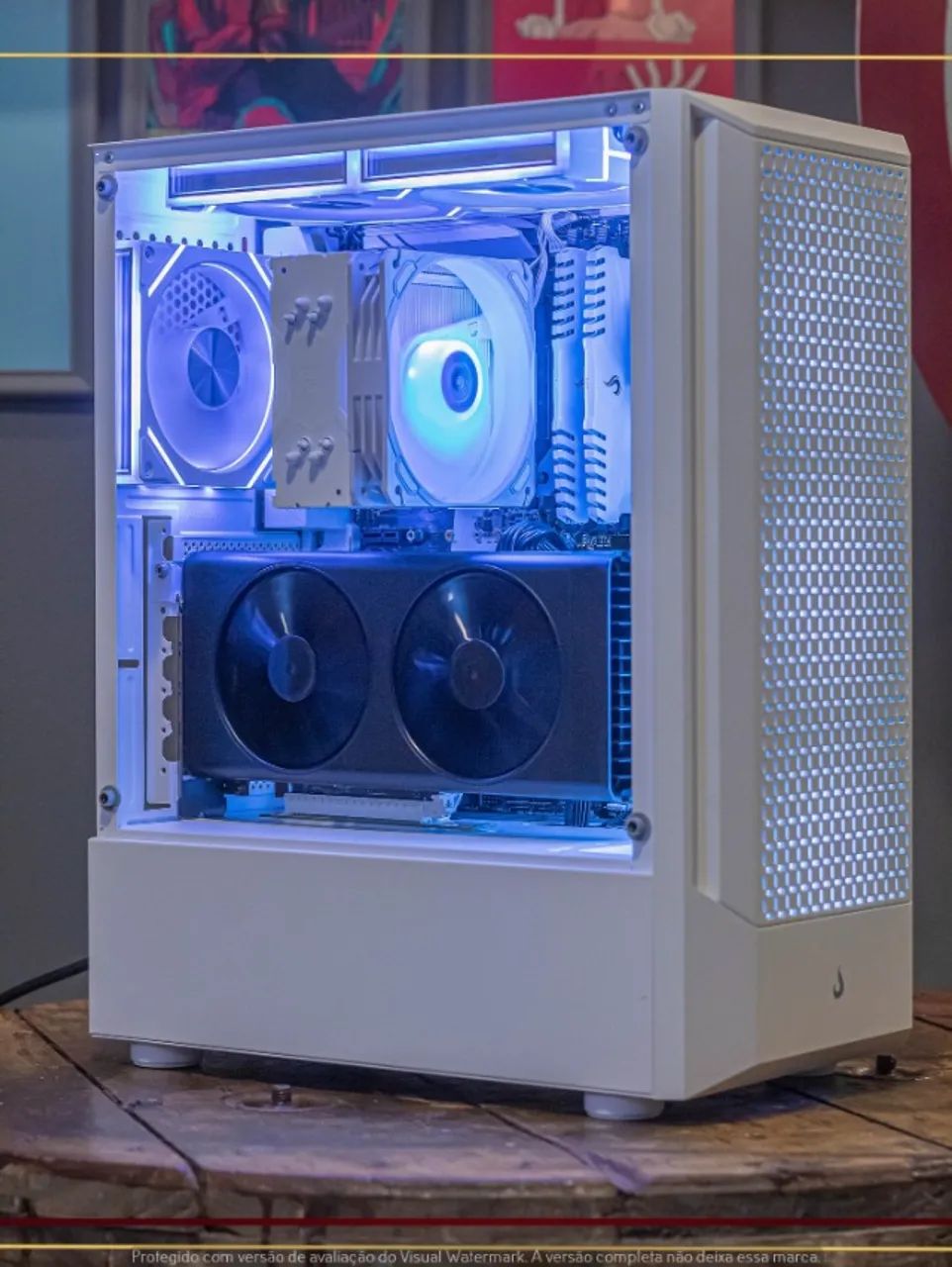 Setup Ryzen 5 3600, 16gb, 1tb SSD, RX 5700, Air Cooler, Fonte 500W, Gabinete Risemode