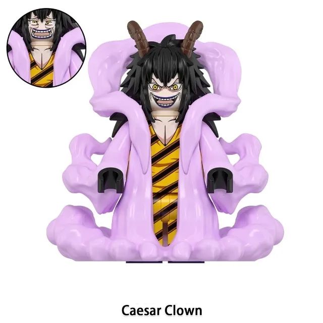  One piece minifigures Zoro de coleção Monkey D Dragon Luffy Ceasar Clown Ben Bekkman - Foto 4