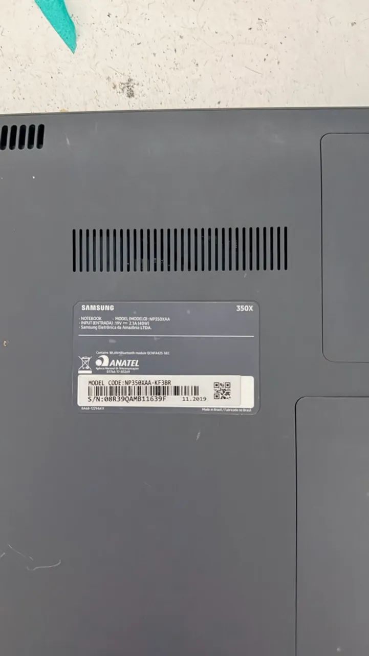 Notebook Samsung 350X - Conservado e funcionando perfeitamente - Foto 3