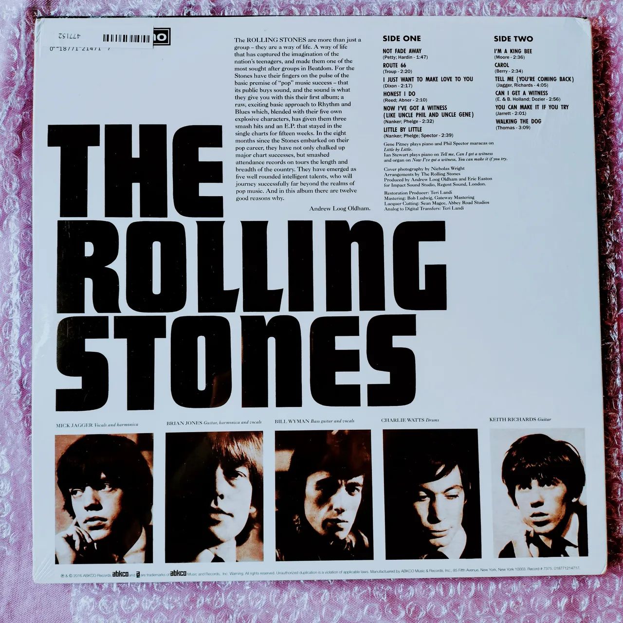 LP Rolling Stones (1°disco) vinil AZUL - Foto 2