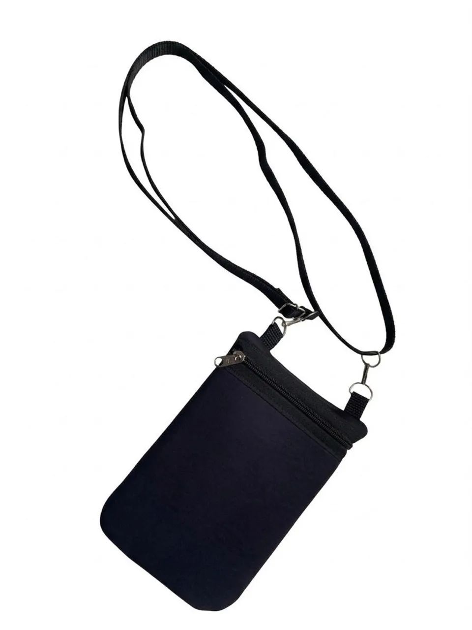 Bolsa preta em neoprene discreta e pratica - Foto 2