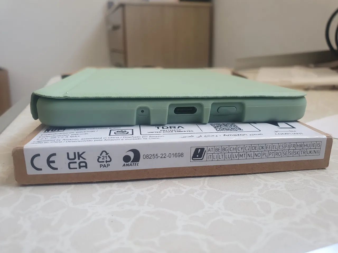 (Bloqueado) Kindle Basic 11th Gen 16GB Verde Matcha - COMPLETO + Case Magnético - Foto 4