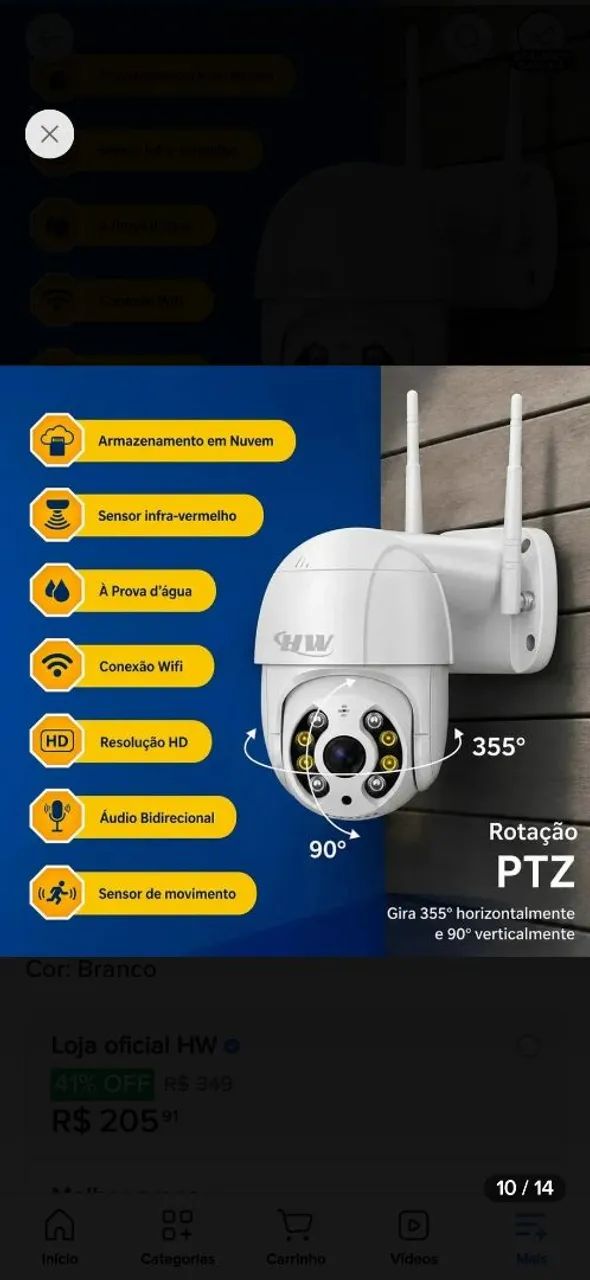 CÂMERAS WIFI E ANALÓGICAS  - Foto 2