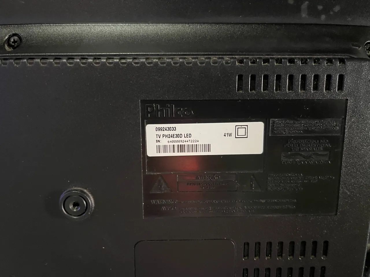 TV monitor Philco 24 polegadas funcionando perfeitamente super bem conservada  - Foto 5