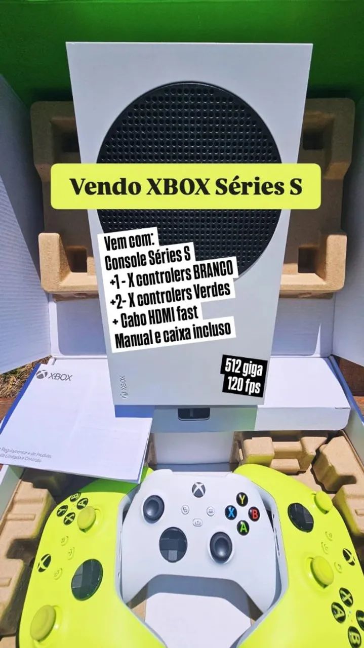 VENDO - Xbox Séries S + controles opcionais - Foto 3