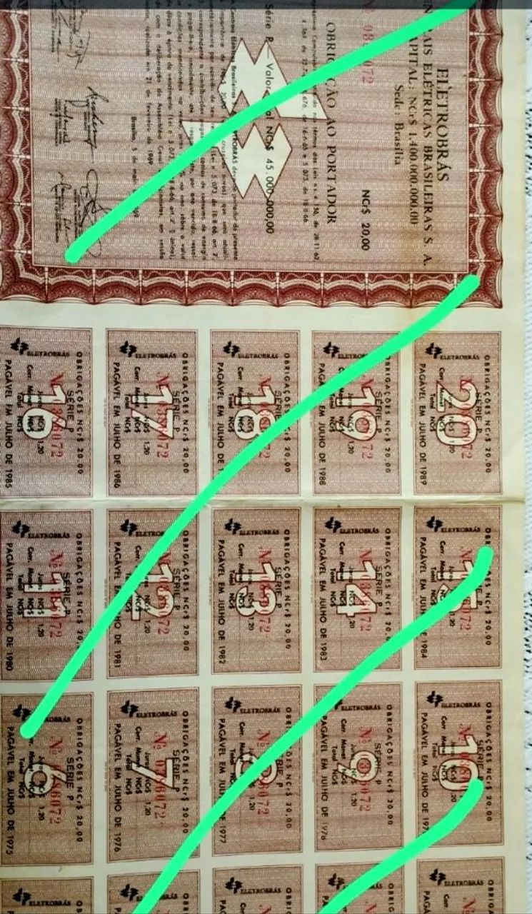 Títulos Eletrobrás Empréstimo compulsório  - Foto 3