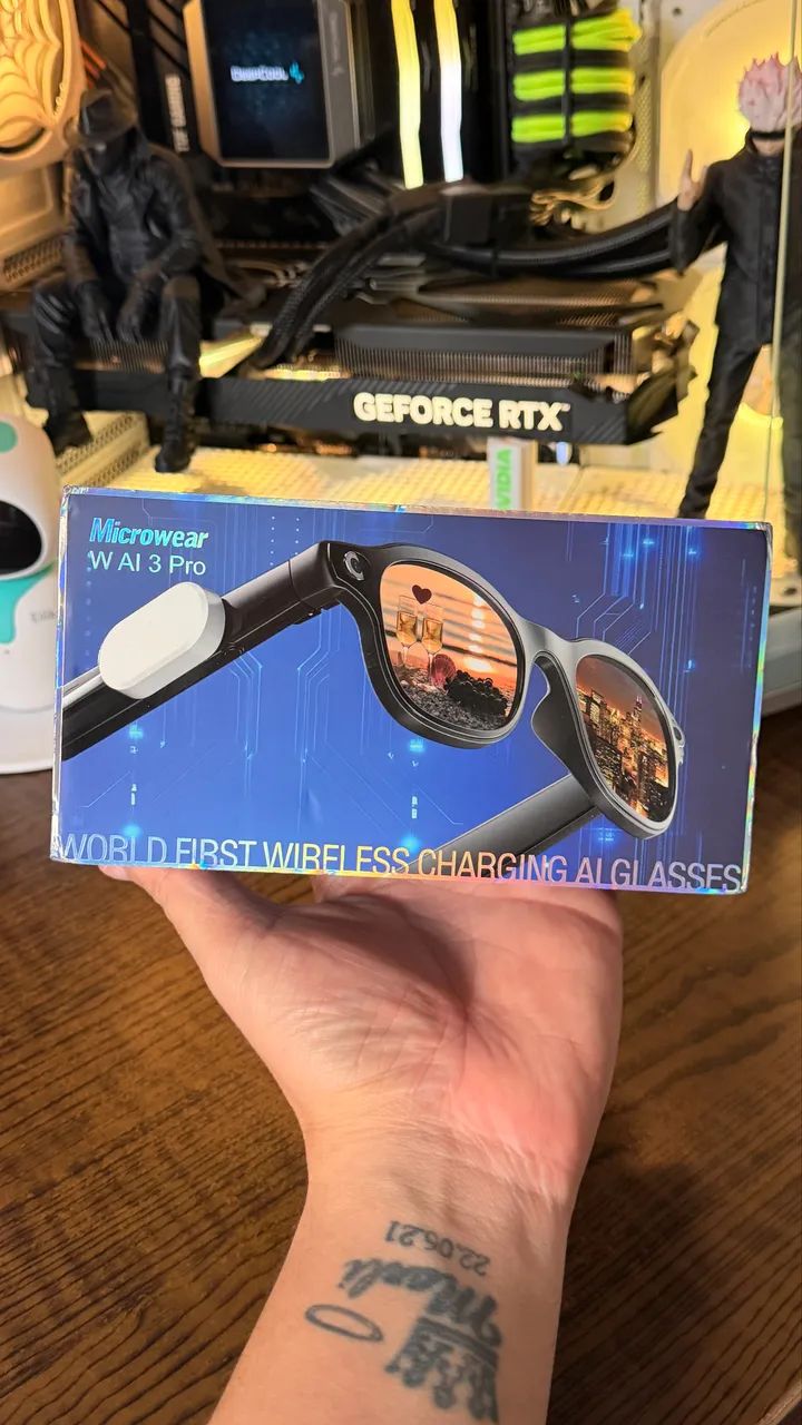 Óculos Inteligente Microwear 3 pro - Foto 2