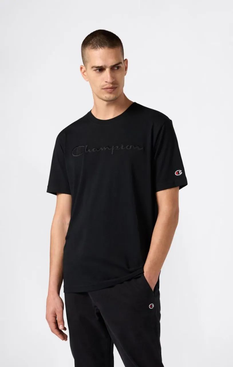 Camiseta Champion Script Preta - Foto 2