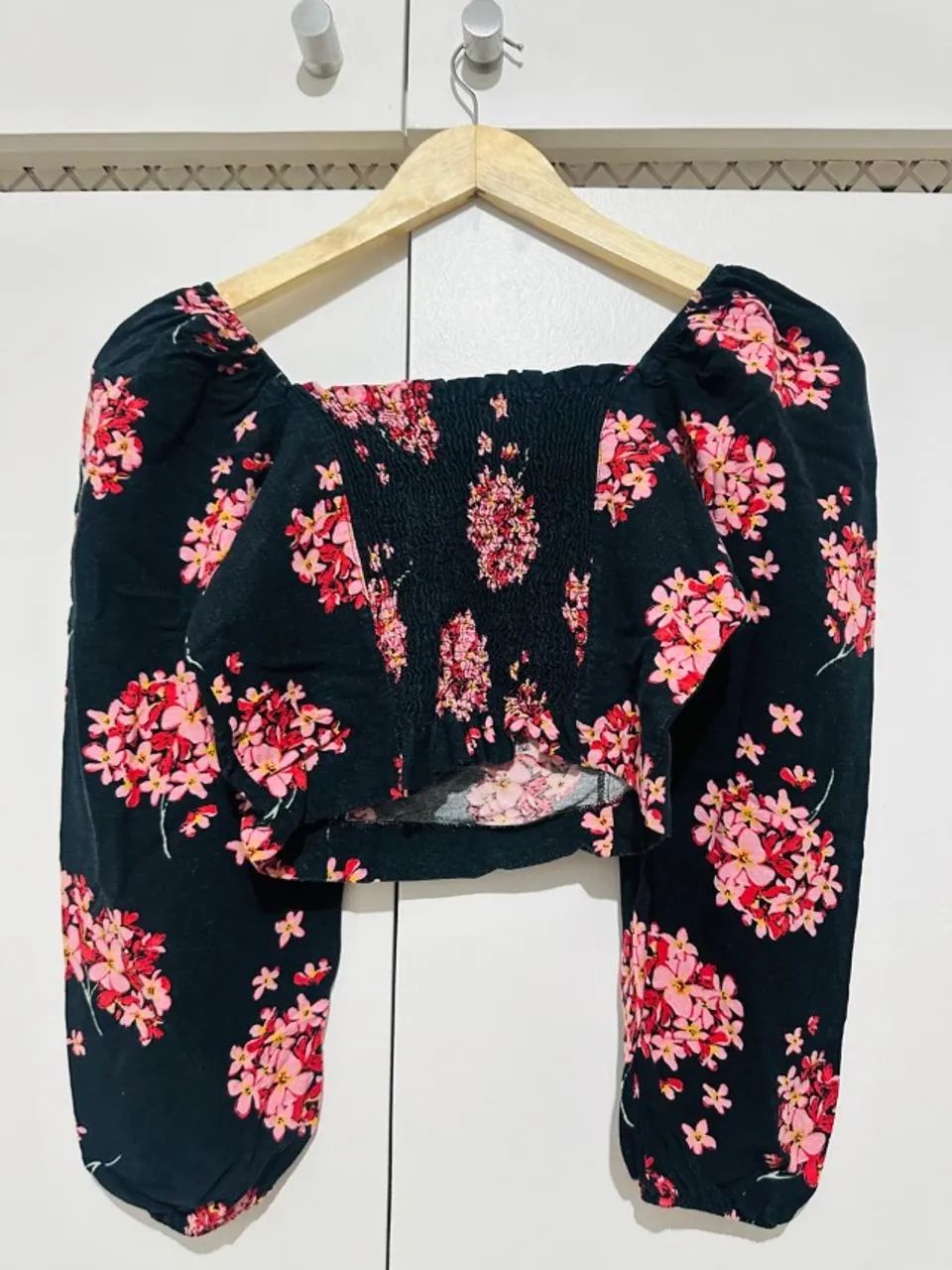 Cropped floral feminino - Foto 3