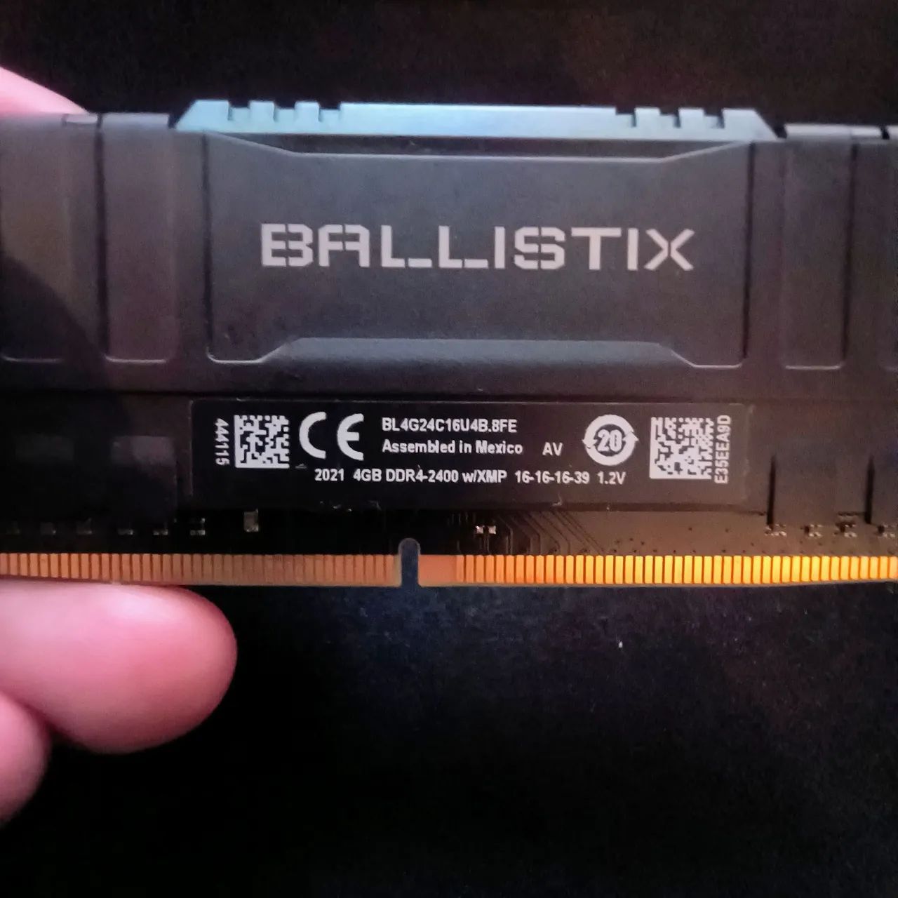Memória Crucial Ballistix 2x4 DDR4 2400 - Foto 3