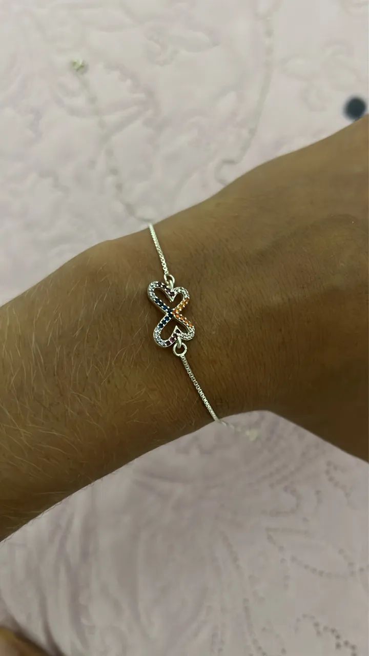 kit colar e pulseira de borboleta  - Foto 4