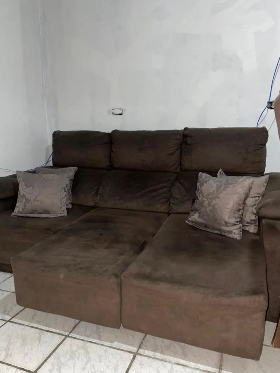 Sofá Retrátil Marrom - Foto 3