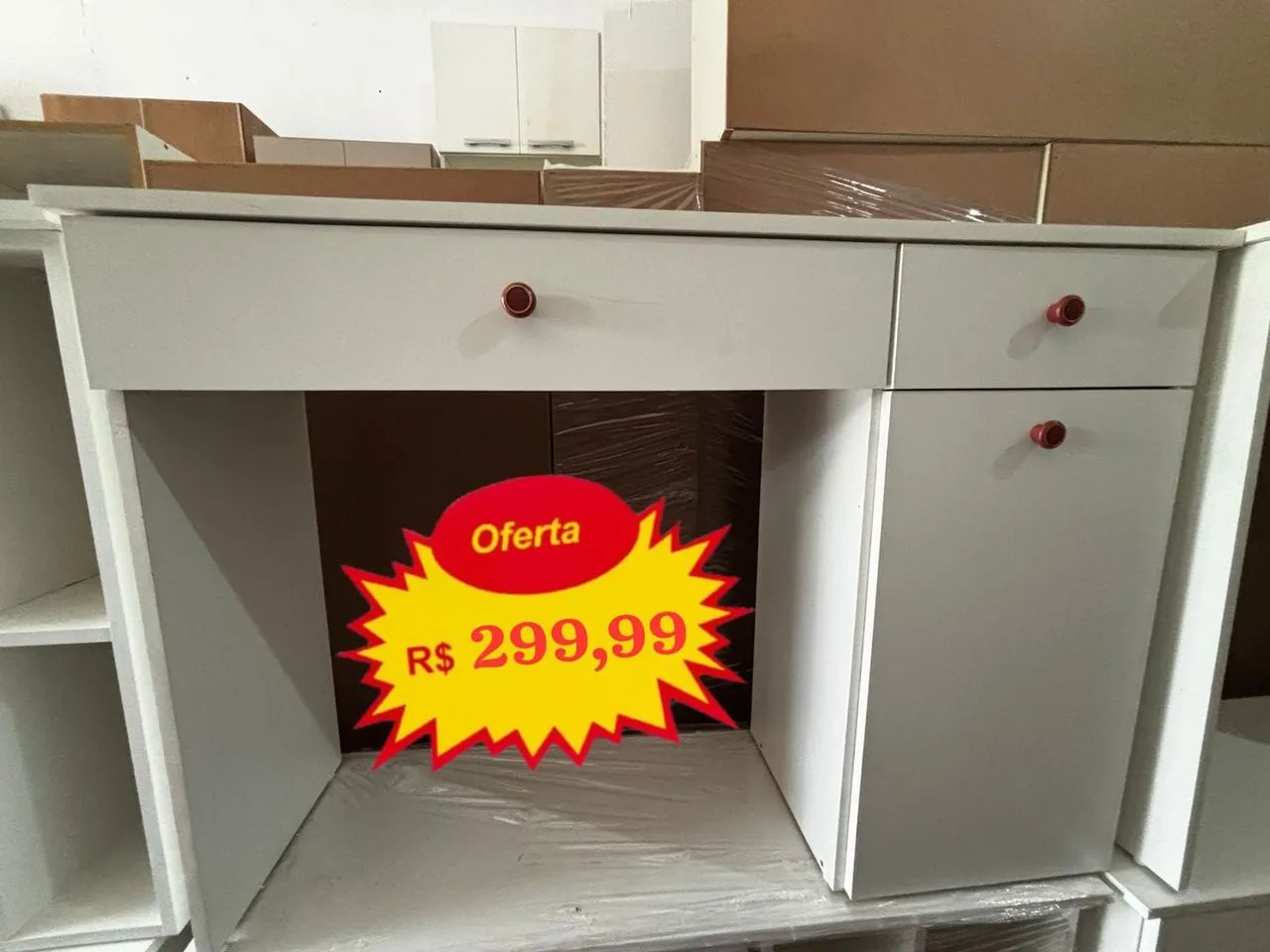 Escrivaninha 100% mdf ENTREGA GRÁTIS - Foto 5