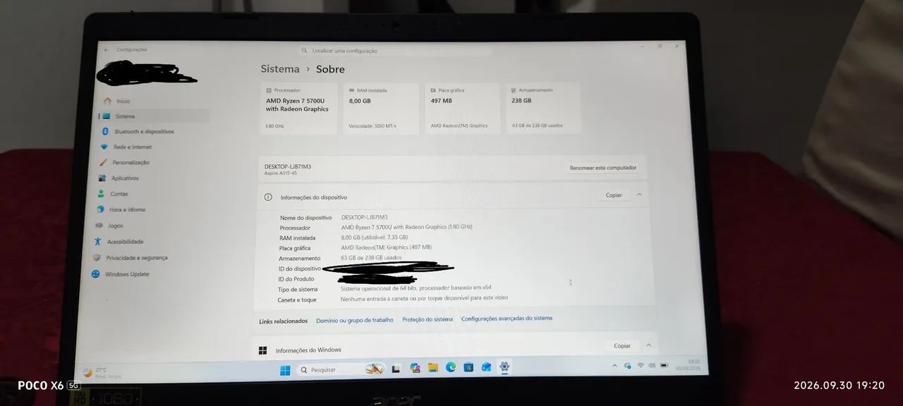 Notebook Acer vendo ou troco  - Foto 3