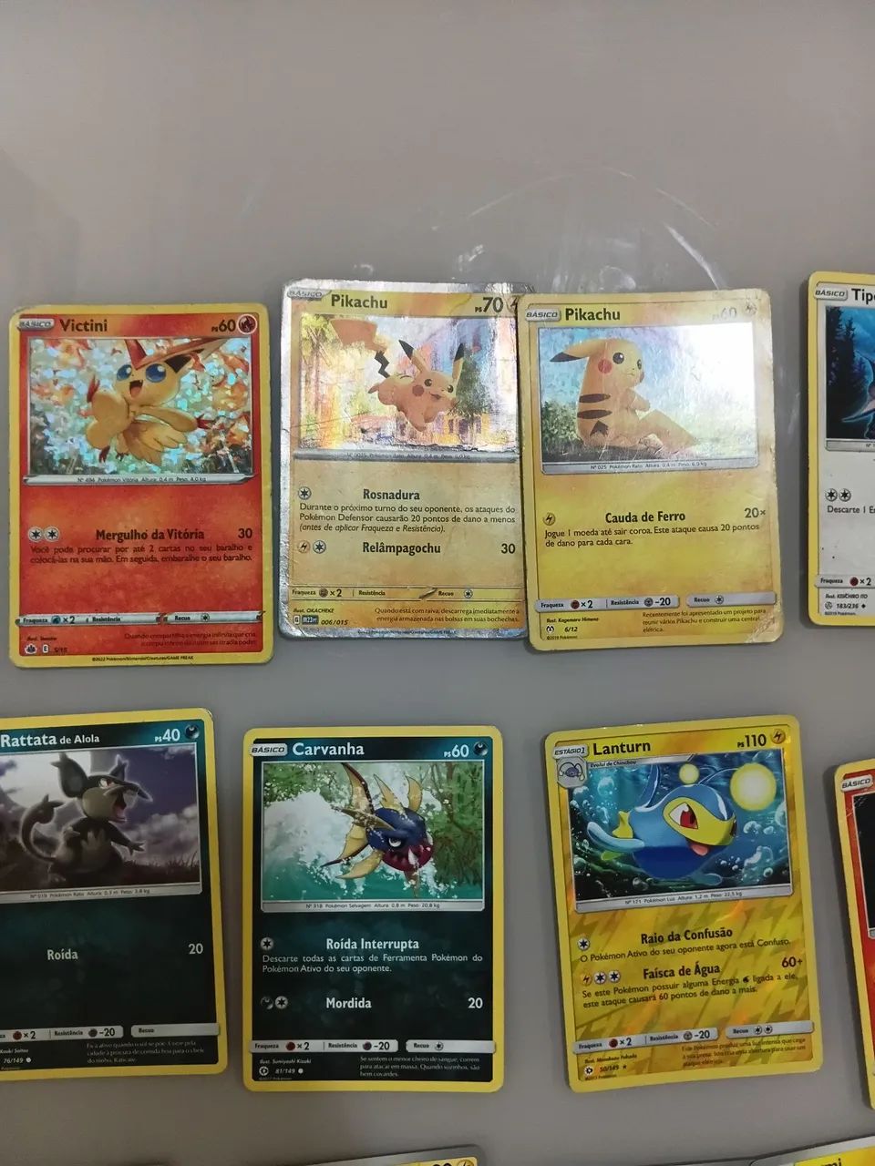 Lote de cartas originais Pokémon  - Foto 2