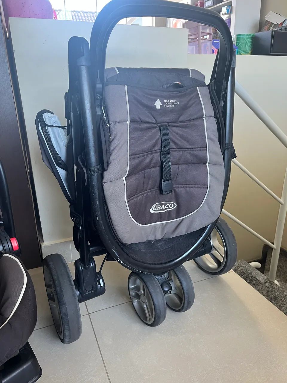 Carrinho de bebê + bebê conforto com isofix Graco  - Foto 4