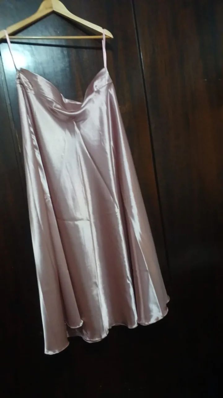 Conjunto Saia e Blusa de Festa Rosê - Foto 3