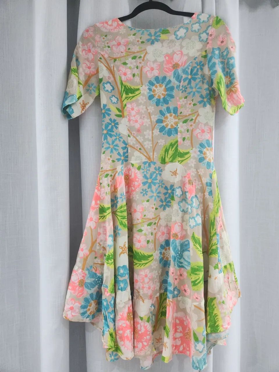 Vestido farm midi no linho