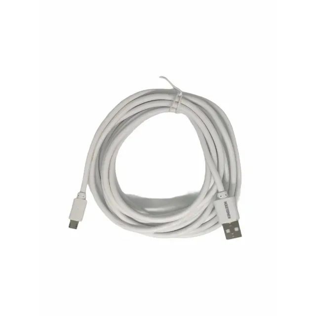 Cabo USB V8 Micro USB 3 Metros - Extra Longo, Resistente e Versátil - cameras segurança - Foto 2