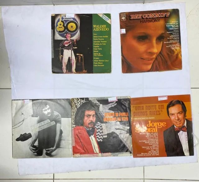 Combo 5 Vinil | Lote de LPs | Bom Estado