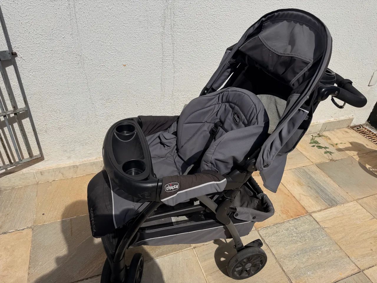Carrinho de bebê Chicco Cortina CX + Moisés Keyfit 30