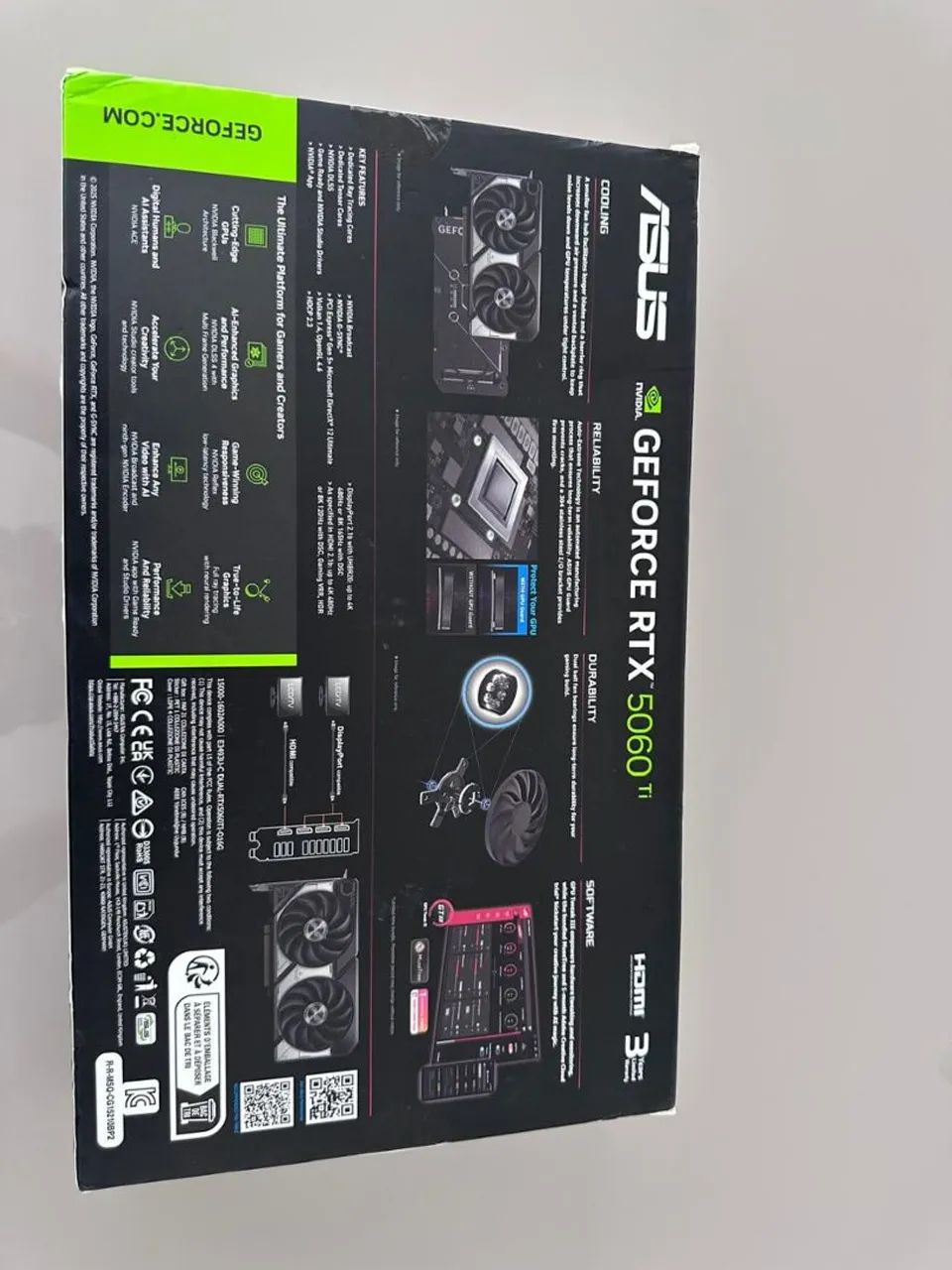 RTX 5060 Ti 16GB - Asus Dual OC [NOVO] - Foto 2