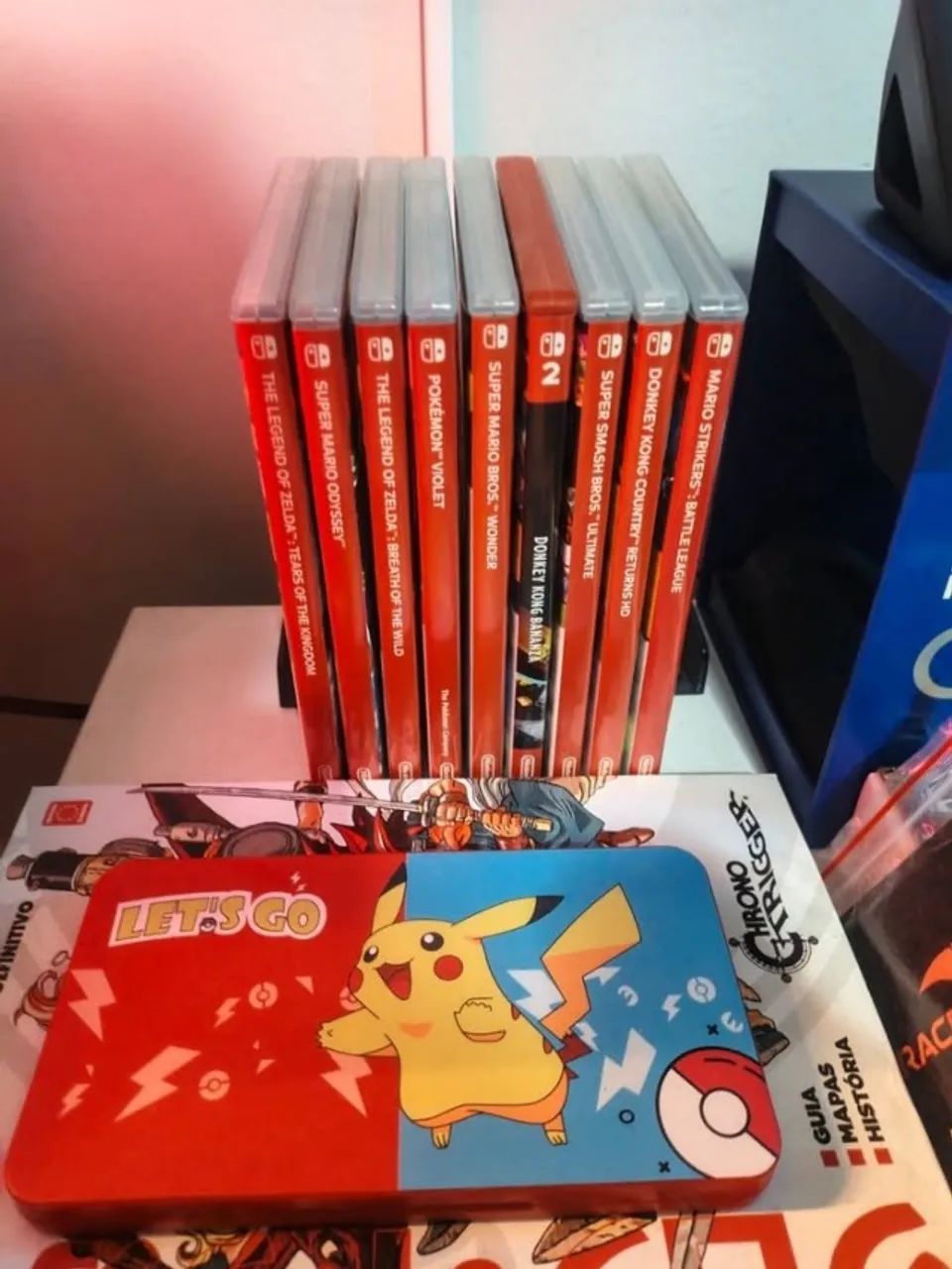 Pack de jogos Nintendo Switch + CASE