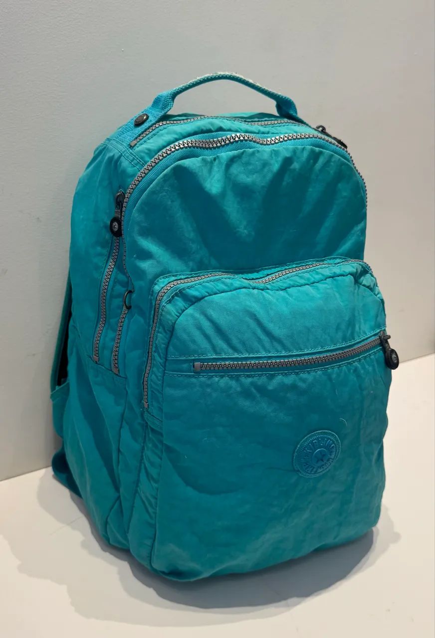 Mochila azul da kipling - Foto 2