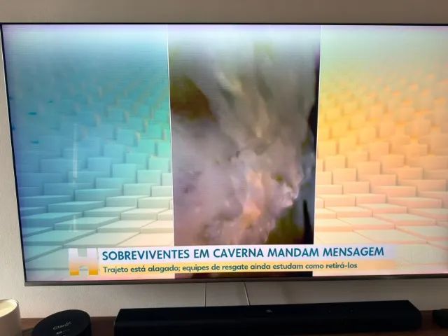  TV Samsung 65 4K imagem esbranquiçada Premium