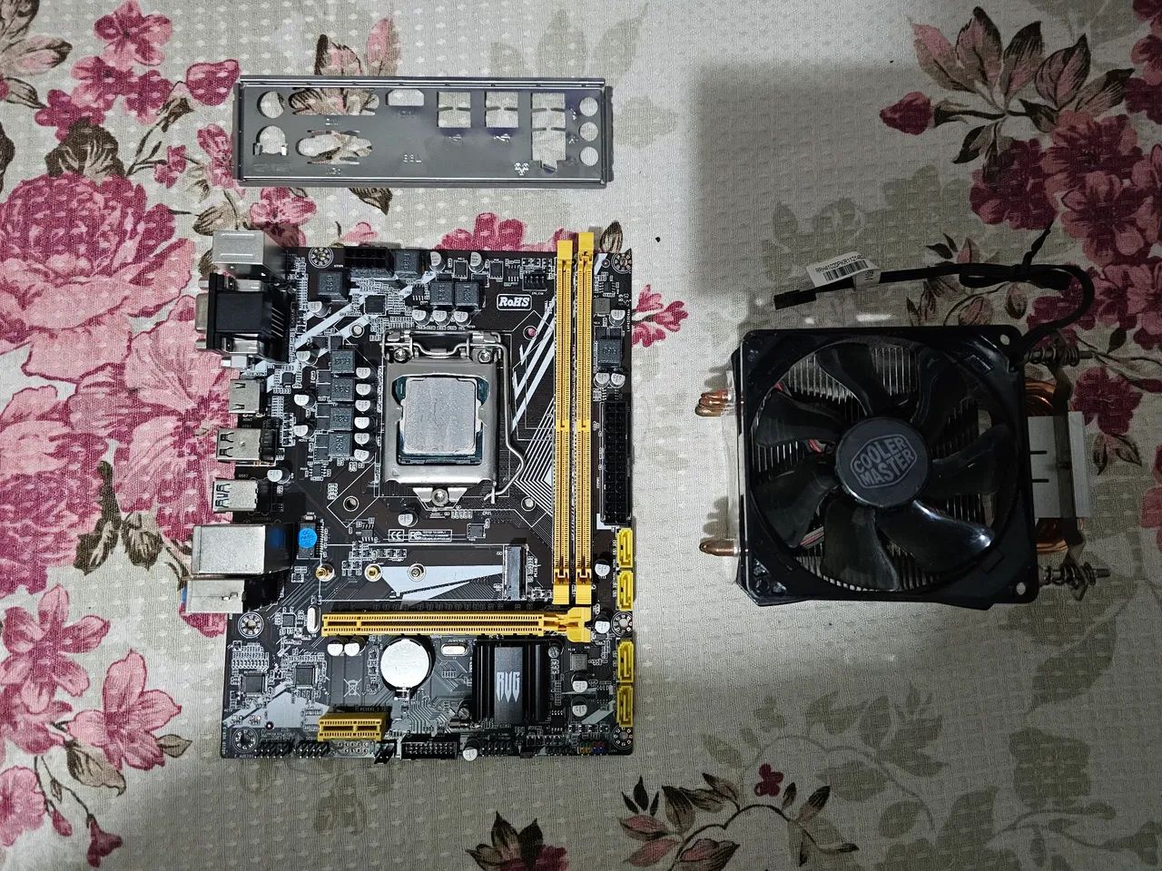 Kit Intel LGA 1151- Placa mãe + Processador + Cooler Master