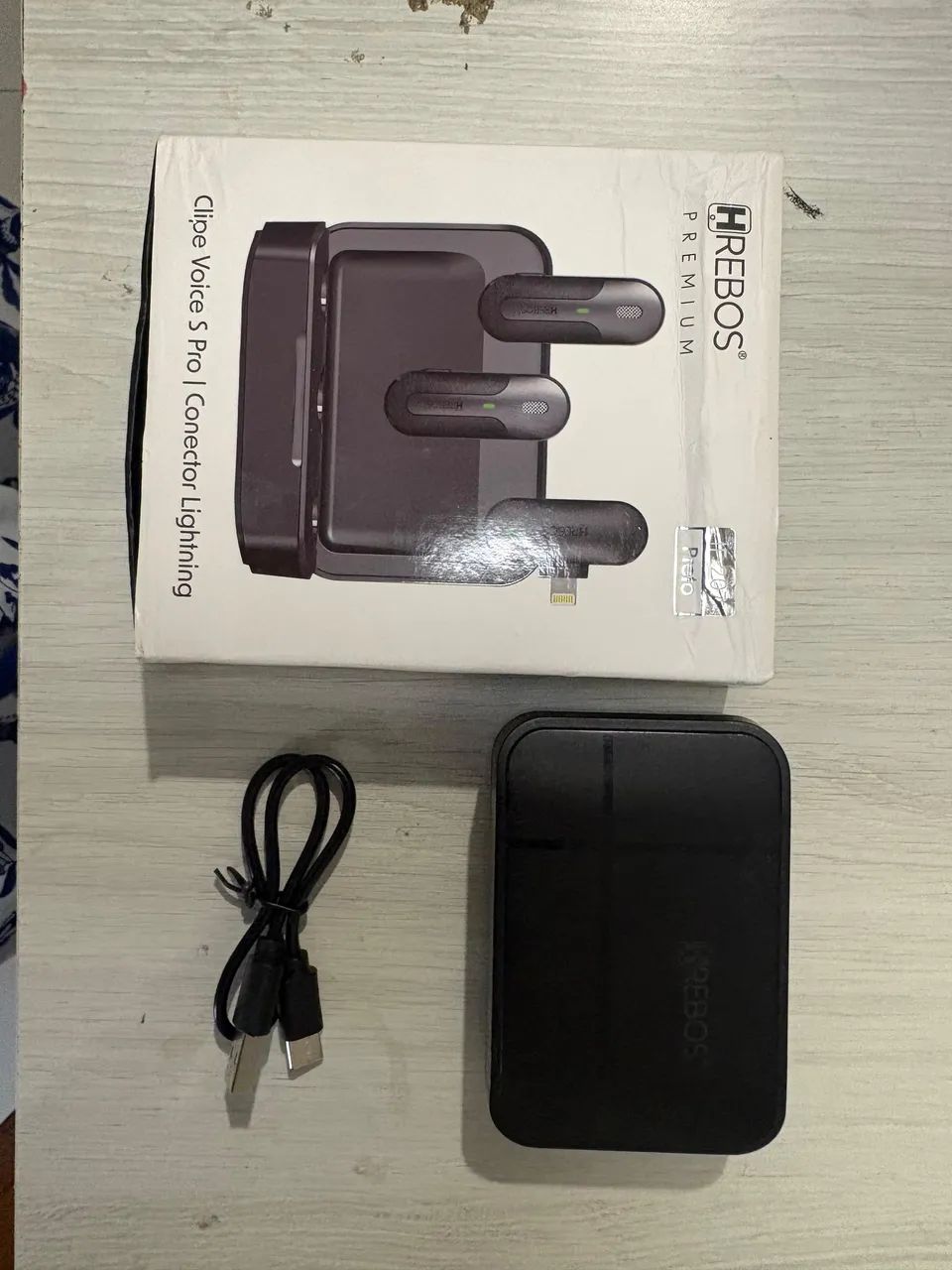 Microfone de lapela hrebos premium tf207 - Foto 2