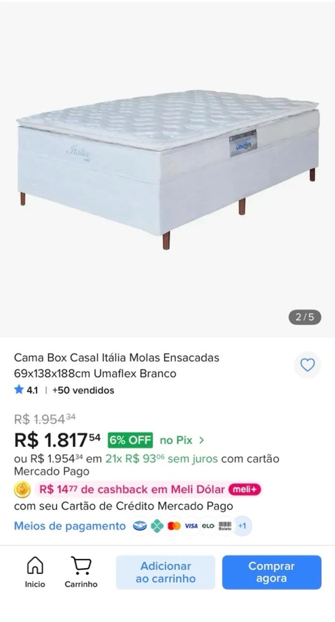 Cama box casal  - Foto 4