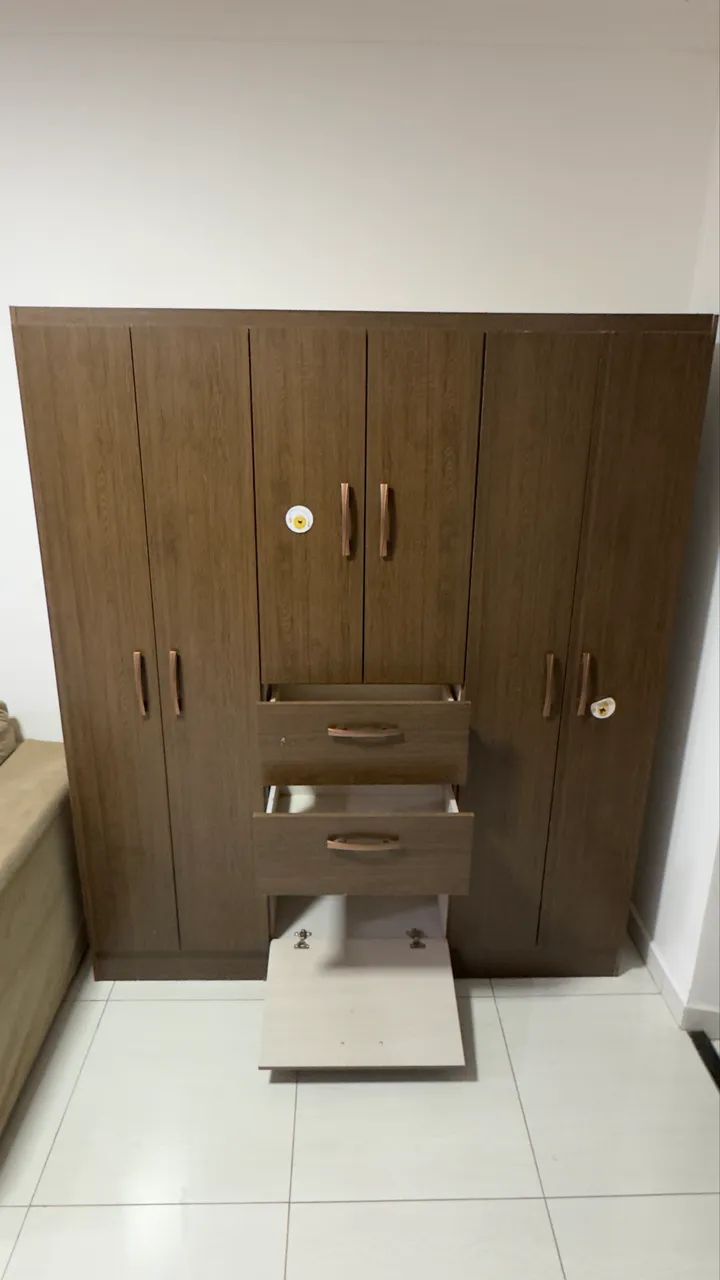 Guarda-Roupa Casal 6 Portas - Foto 4