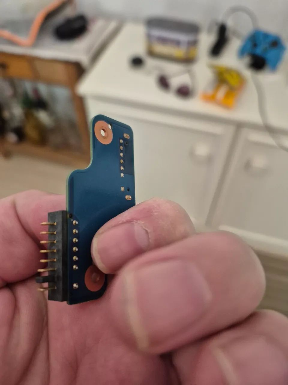 Conector SATA para HD/SSD Samsung RF711 Original - Foto 3