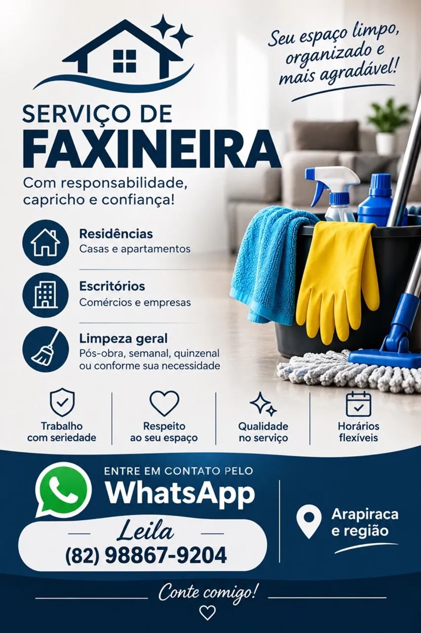 Faxineira/ Diarista