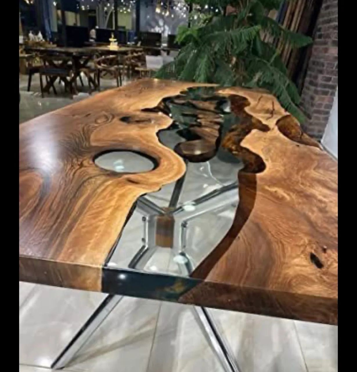 Mesa de resina epóxi  - Foto 3