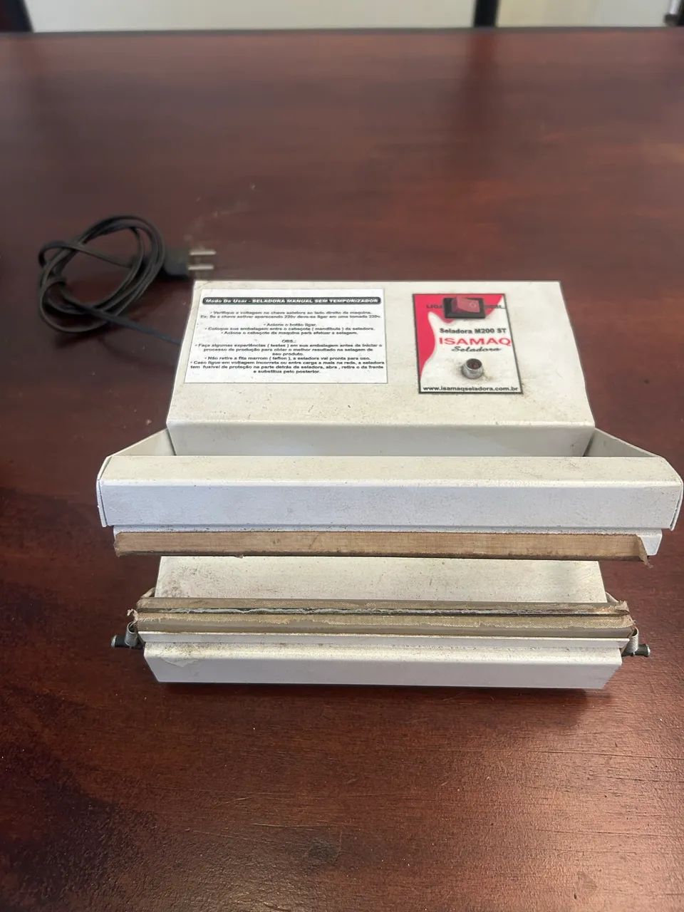 Seladora Manual Isamaq M200 ST (20cm) Bivolt 