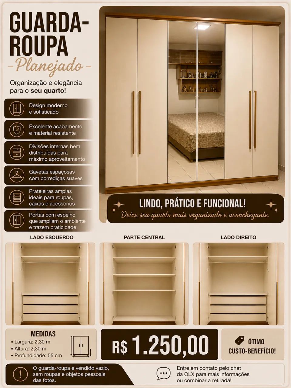 Guarda-Roupa Casal 