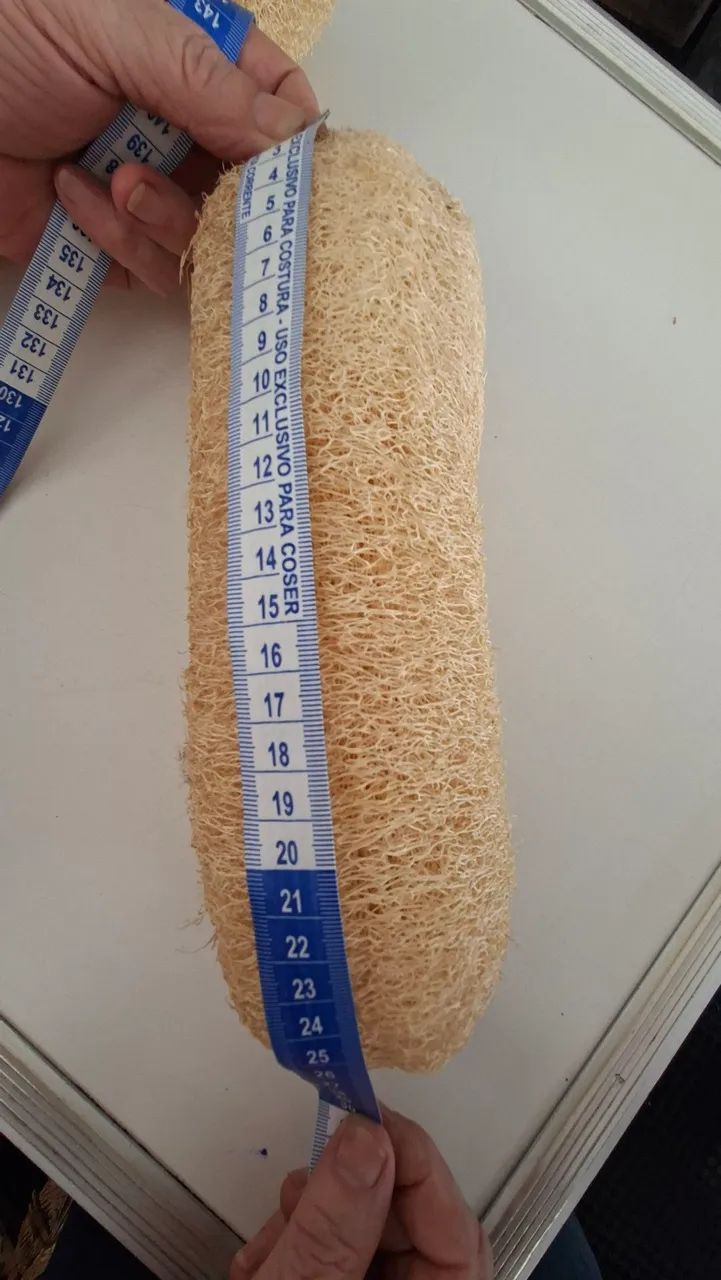 Bucha Vegetal artesanato, banho, limpeza,  26cm na média. Artesanato,  organico - Foto 2