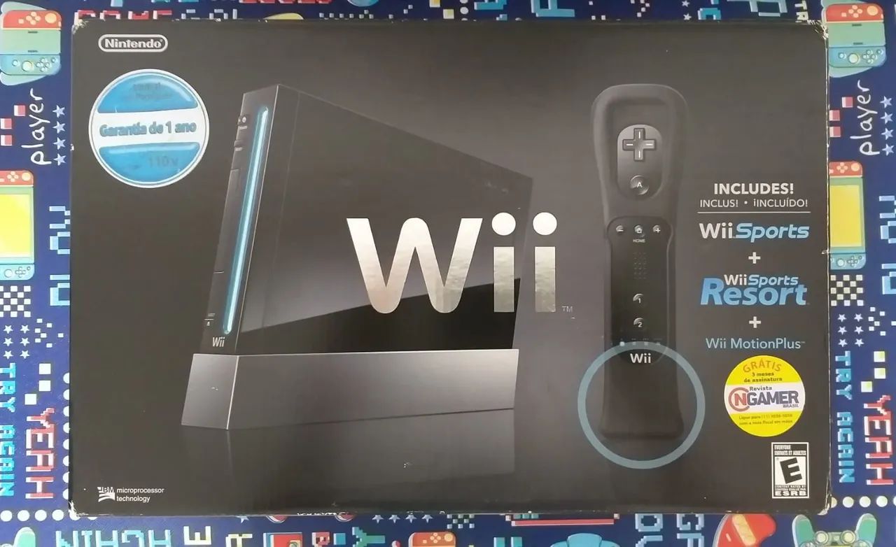 Console Nintendo Wii Preto  - Foto 5